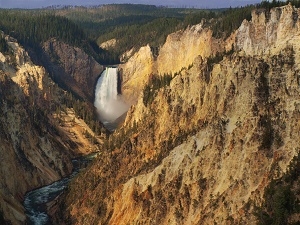 Grand Canyon of the Yellowstone - Lower Falls
